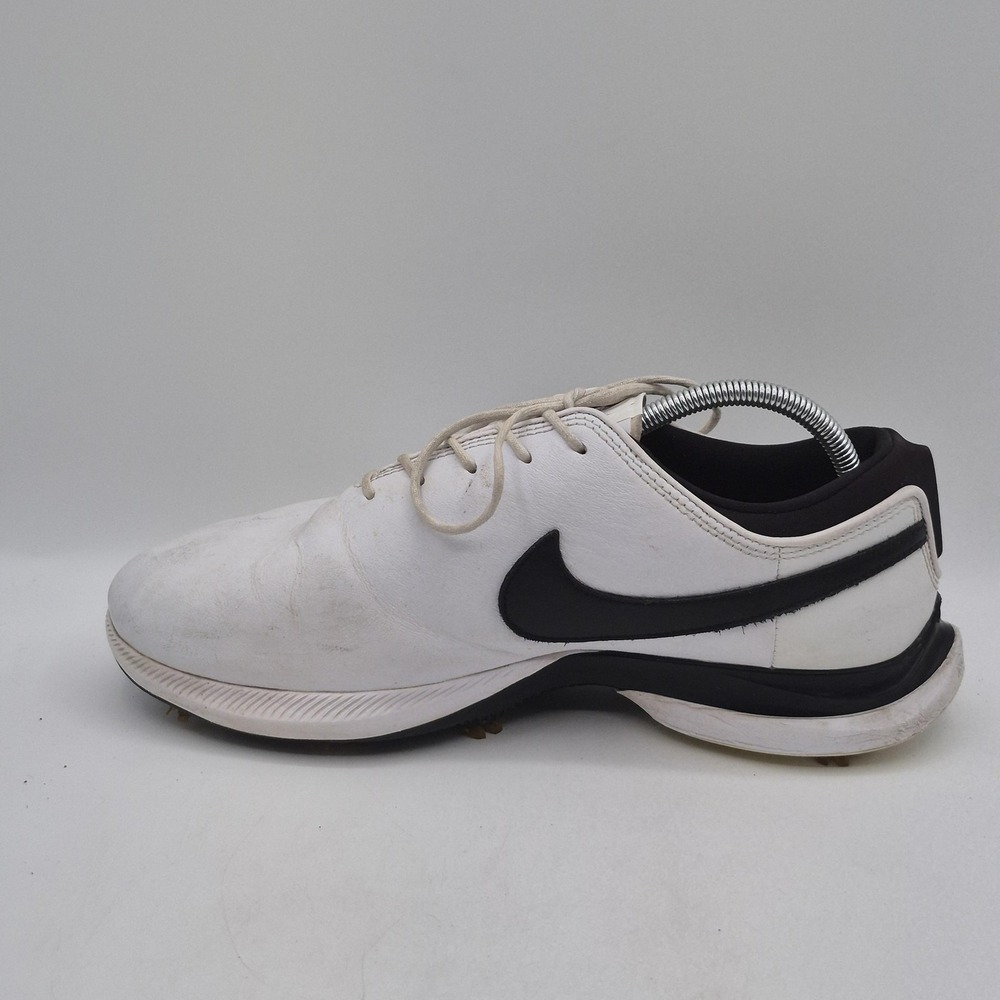 Nike Victory Golf Shoes Mens Size 10 White Black React Spiked Cleats DJ6570-100 - Picture 4 of 13